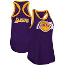 【あす楽】G-III ジースリー 紫 パープル レイカーズ タンクトップ ロサンゼルス レディース 【 PURPLE LAKERS GIII 4HER BY C...