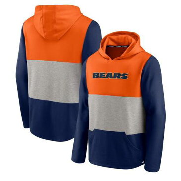 ファナティクス FANATICS シカゴ ゴールデンベアーズ カルベアーズ ロゴ フーディー パーカー 橙 オレンジ ベアーズ メンズ 【 ORANGE FANATICS BRANDED NAVY LINEAR LOGO BRS 】