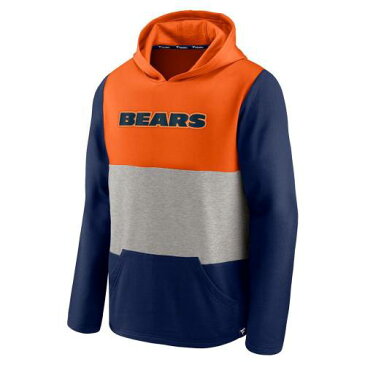 ファナティクス FANATICS シカゴ ゴールデンベアーズ カルベアーズ ロゴ フーディー パーカー 橙 オレンジ ベアーズ メンズ 【 ORANGE FANATICS BRANDED NAVY LINEAR LOGO BRS 】
