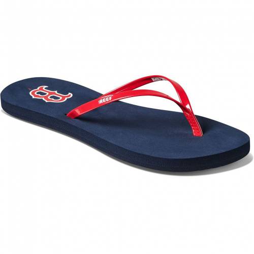 ボストン 赤 レッド サンダル 紺色 ネイビー レッドソックス 【 RED UNBRANDED REEF BLISS SANDALS RSX NAVY 】