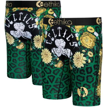 子供用 エシカ ボストン セルティックス コレクション 緑 グリーン ジュニア キッズ 【 GREEN UNBRANDED YOUTH ETHIKA FASHION BLING COLLECTION BOXER BRIEFS CEL 】