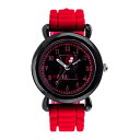 キャラクター 黒色 ブラック タイム ウォッチ 時計 赤 レッド KIDS' 【 LICENSED CHARACTER MARVEL BLACK WIDOW TIME TEACHER WATCH / RED 】 腕時計 キッズ 腕時計 ※入荷時に電池が切れの場合もありますので予