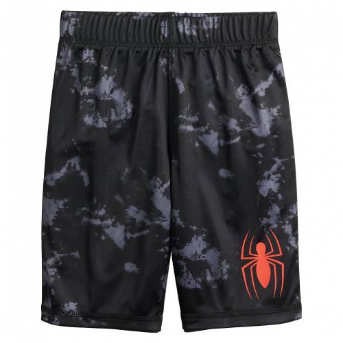 ジャンピングビーンズ ショーツ ハーフパンツ 黒色 ブラック 【 JUMPING BEANS MARVEL SPIDERMAN ACTIVE SHORTS BLACK 】