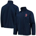 ジースリー 紺色 ネイビー ボストン 赤 レッド フルジップ ジャケット レッドソックス 【 G-III SPORTS BY CARL BANKS NAVY BOSTON RED SOX STRONG SIDE FULL-ZIP JACKET / RSX NAVY 】 メンズファッション コート