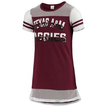 コロシアム COLOSSEUM 子供用 テキサス アギーズ ドレス 赤 レッド テキサスA&M DON'T ジュニア キッズ 【 RED COLOSSEUM S YOUTH MAROON WHITE BE TALKING MESH DRESS TAM 】