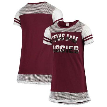 コロシアム COLOSSEUM 子供用 テキサス アギーズ ドレス 赤 レッド テキサスA&M DON'T ジュニア キッズ 【 RED COLOSSEUM S YOUTH MAROON WHITE BE TALKING MESH DRESS TAM 】