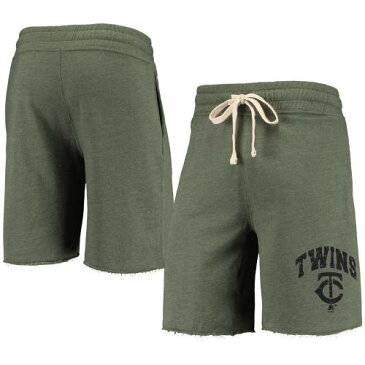 オリーブ ミネソタ ツインズ ショーツ ハーフパンツ 緑 グリーン 【 GREEN UNBRANDED CONCEPTS SPORT HEATHERED OLIVE MAINSTREAM TRIBLEND SHORTS TWN 】