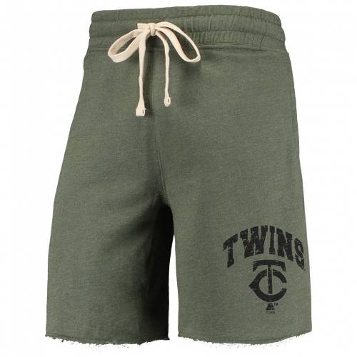 オリーブ ミネソタ ツインズ ショーツ ハーフパンツ 緑 グリーン 【 GREEN UNBRANDED CONCEPTS SPORT HEATHERED OLIVE MAINSTREAM TRIBLEND SHORTS TWN 】