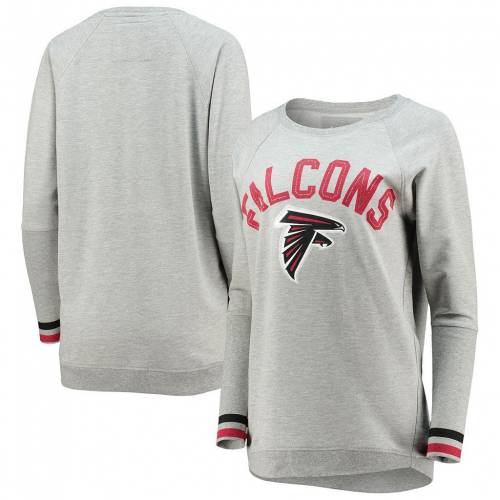 ジースリー 灰色 グレー グレイ アトランタ ファルコンズ スーパースター ラグラン スリーブ Tシャツ 長袖 【 G-III SPORTS BY CARL BANKS GRAY ATLANTA FALCONS SUPERSTAR RAGLAN LONG SLEEVE T-SHIRT / FAL GREY 】 レデ