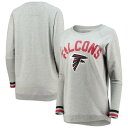 ジースリー 灰色 グレー グレイ アトランタ ファルコンズ スーパースター ラグラン スリーブ Tシャツ 長袖 【 G-III SPORTS BY CARL BANKS GRAY ATLANTA FALCONS SUPERSTAR RAGLAN LONG SLEEVE T-SHIRT / FAL GREY 】 レデ