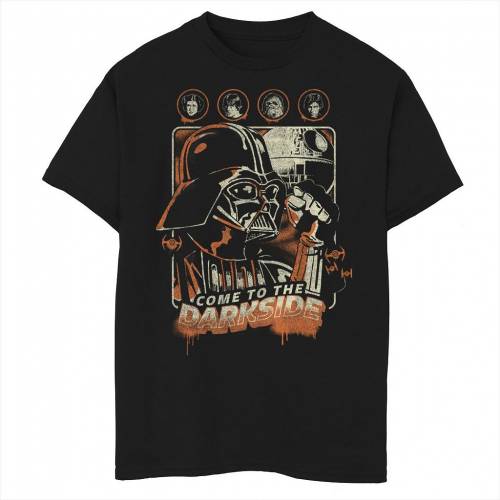 【★スーパーSALE★9/11深夜2時迄】STAR WARS グラフィック Tシャツ 黒色 ブラック スターウォーズ 【 HALLOWEEN DARTH VADER COME TO THE DARK SIDE GRAPHIC TEE BLACK 】