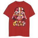 ヘルメット グラフィック Tシャツ スターウォーズ 【 STAR WARS DARTH VADER PAINTED HELMET POSTER GRAPHIC TEE / 】 キッズ ベビー マタニティ トップス カットソー