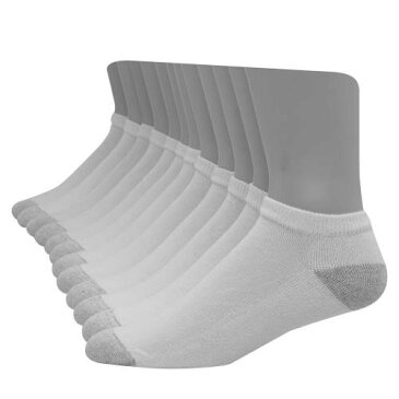 ヘインズ HANES アルティメイト 靴下 白色 ホワイト メンズ 【 ULTIMATE HANES 12PACK LOWCUT SOCKS WHITE 】