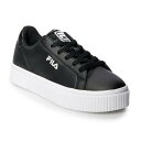 yyztB piV F ubN F zCg fB[X Xj[J[ y FILA PANACHE SNAKESKIN SNEAKERS BLACK WHITE z