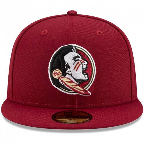 NEW ERA フロリダ スケートボード セミノールズ チーム 赤 レッド ニューエラ フロリダステイト 【 STATE TEAM RED GARNET DETAIL 59FIFTY FITTED HAT FSU 】