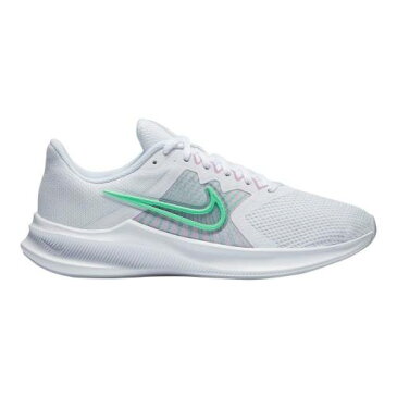 ナイキ NIKE 白色 ホワイト 緑 グリーン スニーカー 【 GREEN NIKE DOWNSHIFTER 11 RUNNING SHOE WHITE GLOW 】
