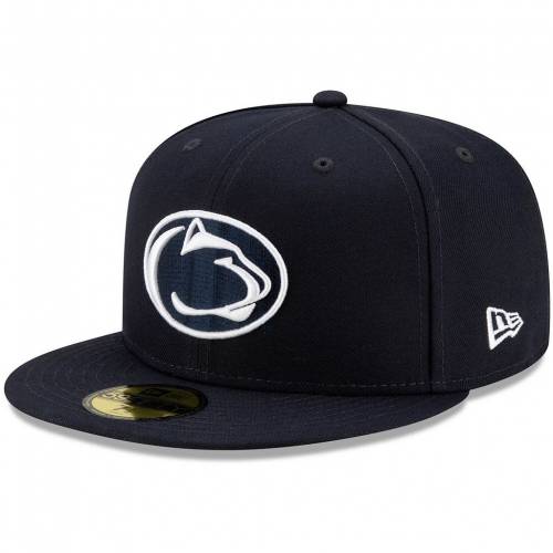 NEW ERA 紺色 ネイビー スケートボード ライオンズ チーム ニューエラ ペンシルバニアステイト ニッタニーライオンズ 【 STATE TEAM NAVY BASIC 59FIFTY FITTED HAT PST 】