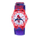 マーベル 赤 レッド ウォッチ 時計 青色 ブルー KIDS' 【 MARVEL SPIDER-MAN RED PLASTIC WATCH / BLUE 】 腕時計 キッズ 腕時計 ※入荷時に電池が切れの場合もありますので予めご了承ください。