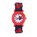 マーベル 赤 レッド ウォッチ 時計 青色 ブルー KIDS' 【 MARVEL SPIDER-MAN RED PLASTIC WATCH / BLUE 】 腕時計 キッズ 腕時計 ※入荷時に電池が切れの場合もありますので予めご了承ください。