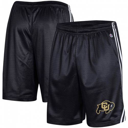 チャンピオン 黒色 ブラック コロラド バッファローズ チーム ラクロス ショーツ ハーフパンツ 【 TEAM LACROSSE CHAMPION BLACK SHORTS COL 】