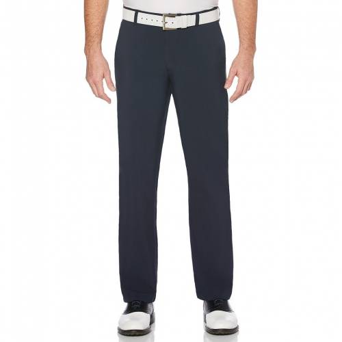 JACK NICKLAUS ゴルフ 【 Active Flex Classic-fit Flat-front Golf Pants 】 Classic Navy