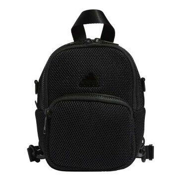 アディダス ADIDAS アディダス バックパック バッグ リュックサック 黒色 ブラック 【 ADIDAS AIRMESH MINI BACKPACK BLACK 】
