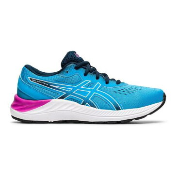 アシックス ASICS アクア 白色 ホワイト KIDS' ジュニア キッズ 【 ASICS GELEXCITE 8 SNEAKERS DIGITAL AQUA WHITE 】