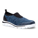 プロペット スリッポン 青色 ブルー ヘザー スニーカー 【 PROPET TRAVELACTIV SLIP-ON SNEAKERS / BLUE HEATHER 】