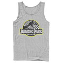 キャラクター パーク クラシック ロゴ タンクトップ 【 LICENSED CHARACTER JURASSIC PARK CHECKERED CLASSIC LOGO TANK / 】 メンズファッション トップス