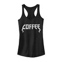 【★Fashion THE SALE★1/14迄】ライトニング タンクトップ 黒色 ブラック COFFEE&#34; 【 UNBRANDED LIGHTNING FONT TANK TOP / BLACK 】 キッズ ベビー マタニティ トップス パーカー