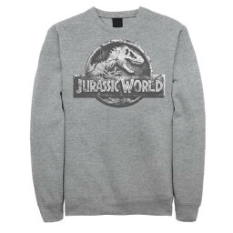 キャラクター ロゴ スウェットシャツ トレーナー 【 LICENSED CHARACTER JURASSIC WORLD TWO RETURN STONE LOGO SWEATSHIRT / 】 メンズファッション トップス