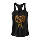 マーベル フェニックス タンクトップ 黒色 ブラック 【 MARVEL X-MEN PHOENIX RETRO FLAME TANK TOP / BLACK 】 キッズ ベビー マタニティ トップス パーカー