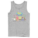 【★Fashion THE SALE★1/14迄】ニコロデオン スポンジボブ グラフィック タンクトップ 【 NICKELODEON SPONGEBOB SQUAREPANTS BOB ESPONJA HAPPY GROUP SHOT GRAPHIC TANK TOP / 】 メンズファッション トップス