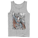 【★Fashion THE SALE★1/14迄】ディーシーコミックス ディーシー コミックス タンクトップ 【 DC COMICS SUPERMAN DAILY PLANET BACKGROUND POSTER TANK / 】 メンズファッション トップス パーカー