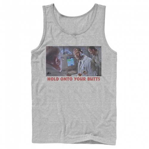 パーク ドクター タンクトップ 【 JURASSIC PARK DOCTOR RAY ARNOLD HOLD ONTO YOUR BUTTS PHOTO TANK TOP / 】 メンズファッション トップス