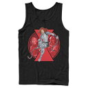 【★Fashion THE SALE★1/14迄】マーベル 黒色 ブラック チーム タンクトップ 【 MARVEL BLACK WIDOW TEAM ANIMATED COLLAGE TANK / 】 メンズファッション トップス