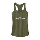 タンクトップ 緑 グリーン スターウォーズ JUNIOR'S 【 STAR WARS THE MANDALORIAN CARA DUNE SILHOUETTE TANK TOP / MILITARY GREEN 】 キッズ ベビー マタニティ トップス パーカー