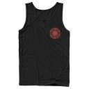 ライズ タンクトップ 黒色 ブラック スターウォーズ 【 STAR WARS THE RISE OF SKYWALKER DARK SIDE BADGE TANK TOP / BLACK 】 メンズファッション トップス