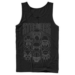 ライズ ストリーク タンクトップ 黒色 ブラック スターウォーズ 【 STAR WARS THE RISE OF SKYWALKER DARK SIDE STREAK TANK TOP / BLACK 】 メンズファッション トップス