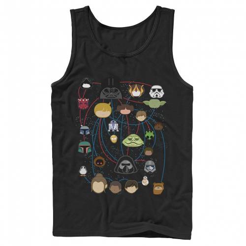 ヘルメット タンクトップ 黒色 ブラック スターウォーズ 【 STAR WARS DARTH VADER HELMET VILLAIN FILL TANK TOP / BLACK 】 メンズファッション トップス