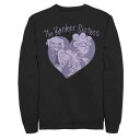 キャラクター 紫 パープル フリース 【 LICENSED CHARACTER ED EDD AND EDDY THE KANKER SISTERS PURPLE HUE HEART FLEECE / 】 メンズファッション トップス スウェット トレーナー