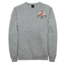 キャラクター パーク レンジャー ロゴ フリース 【 LICENSED CHARACTER JURASSIC PARK RANGER LOGO TAN BADGE FLEECE / 】 メンズファッション トップス スウェット トレーナー