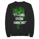 パーク システム グラフィック フリース 【 JURASSIC WORLD JURASSIC PARK NEON DINOSAUR A UNIX SYSTEM ...