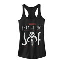 タンクトップ 黒色 ブラック スターウォーズ 【 STAR WARS THE MANDALORIAN THIS IS WAY TRANSLATION TANK TOP / BLACK 】 キッズ ベビー マタニティ トップス パーカー