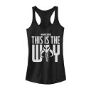 キャラクター タンクトップ 黒色 ブラック スターウォーズ WAY" 【 LICENSED CHARACTER STAR WARS THE MANDALORIAN THIS IS MYTHOSAUR BLOCK TANK TOP / BLACK 】 キッズ ベビー マタニティ トップス パーカー