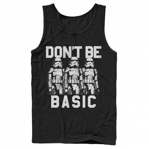 タンクトップ 黒色 ブラック スターウォーズ DON'T 【 STAR WARS BE BASIC STORMTROOPERS TANK TOP / BLACK 】 メンズファッション トップス