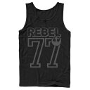 レベル クラシック トリビュート タンクトップ 黒色 ブラック スターウォーズ 【 STAR WARS REBEL 77 CLASSIC TRIBUTE TANK TOP / BLACK 】 メンズファッション トップス