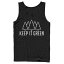 キャラクター 緑 グリーン タンクトップ 黒色 ブラック 【 LICENSED CHARACTER FIFTH SUN KEEP IT GREEN PINE TREES TANK / BLACK 】 メンズファッション トップス