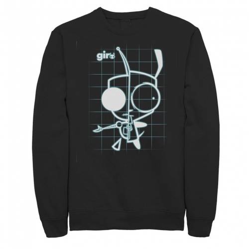 【★スーパーSALE★6/11深夜2時迄】ニコロデオン グラフィック フリース 【 NICKELODEON INVADER ZIM X-RAY SCHEMATIC GIR GRAPHIC FLEECE PULLOVER / 】 メンズファッション トップス スウェット トレーナー