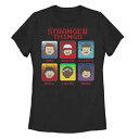 【★Fashion THE SALE★1/14迄】キャラクター ボックス Tシャツ 黒色 ブラック 【 LICENSED CHARACTER STRANGER THINGS GROUP SHOT 8-BIT BOX UP TEE / BLACK 】 キッズ ベビー マタニティ トップス カットソー